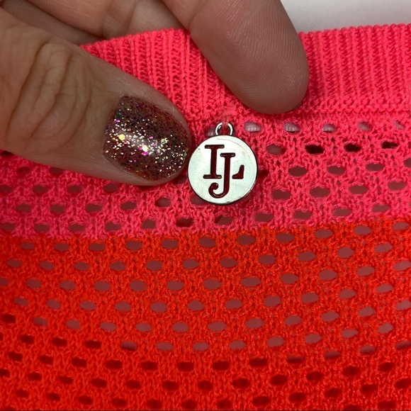 Lorna Jane Willow Mesh Pink Orange Sweater Small - Picture 7 of 9